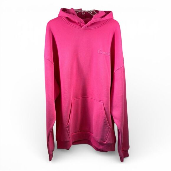 Comfrt Tops - Comfrt NWT Minimalist Hoodie in Hot Pink Size 2XL
